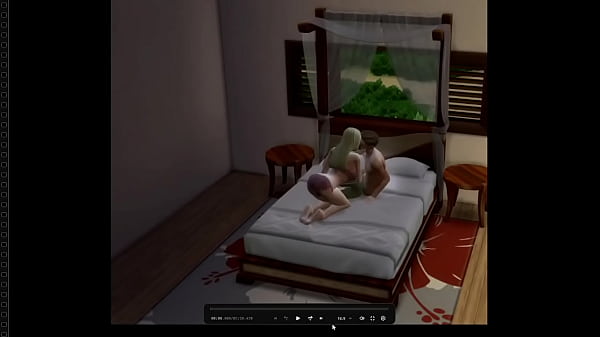 Hot slut getting fucked hard in The Sims