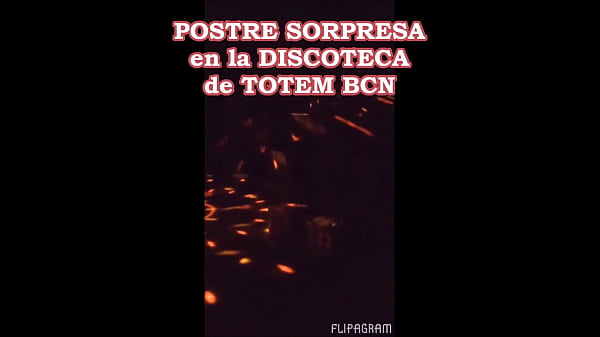 Surprise dessert at the TotemBCN Hotwife festival 01/22/2016
