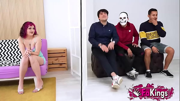 Redhead Mei and her SEXY BLIND DATE: She'll have to pick one guy to fuck!