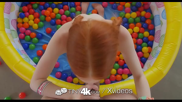 Tiny4k Small breasted ginger Dolly Little fucked after ball pit fun