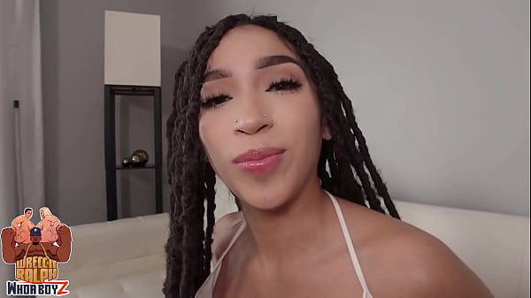 Sexy Latina Slut Dee Pressure Got Her Pussy Drilled And A Facial By A BBC