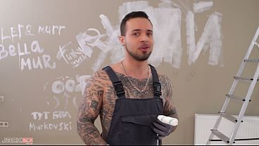 PARTE 2 - Tigresa dan&ccedil;a funk com o pintor e os dois acaba transando cheio de tinta e rolou at&eacute; participa&ccedil;&atilde;o especial do esposo