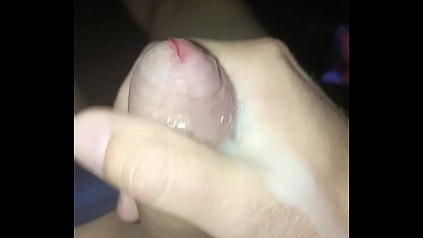 Hubby watching porn and mastrubate