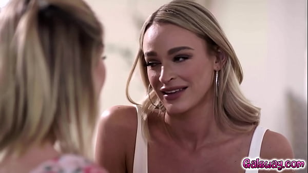 Emma Hix and Kenzie Anne making out and gets caught in the act by their girlfriends Kenna James and April Olsen
