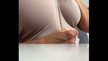 Veve291 Slowly teasing myself, licking my armpit while my body gives everything away under this thin shirt… you can see it, can’t you?