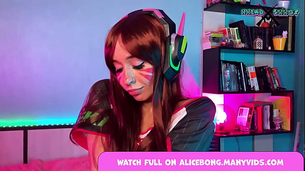 D.va SUCK BIG DICK and FUCK in ASS cosplay AliceBong