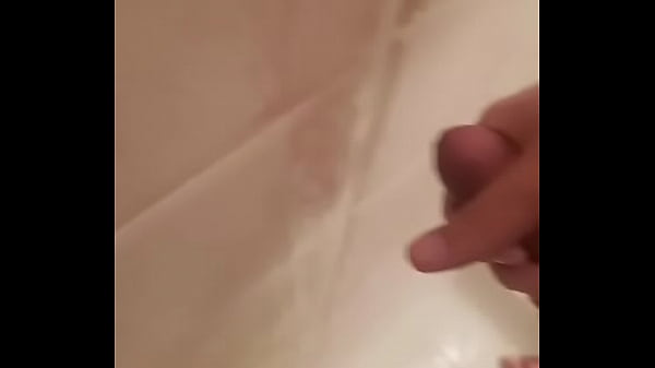 Cumming in the shower