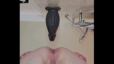 Download Video - Cum swallow after wall dildo fuck