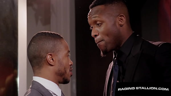 Download Video - Chiseled Hot Chocolate Pound Out At Work - Andre Donovan&comma; Jake Waters - RagingStallion