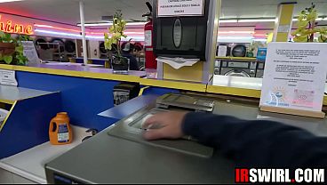 Ebony Babe Sucking & Fucking In Public Laundromat | Destiny Mira