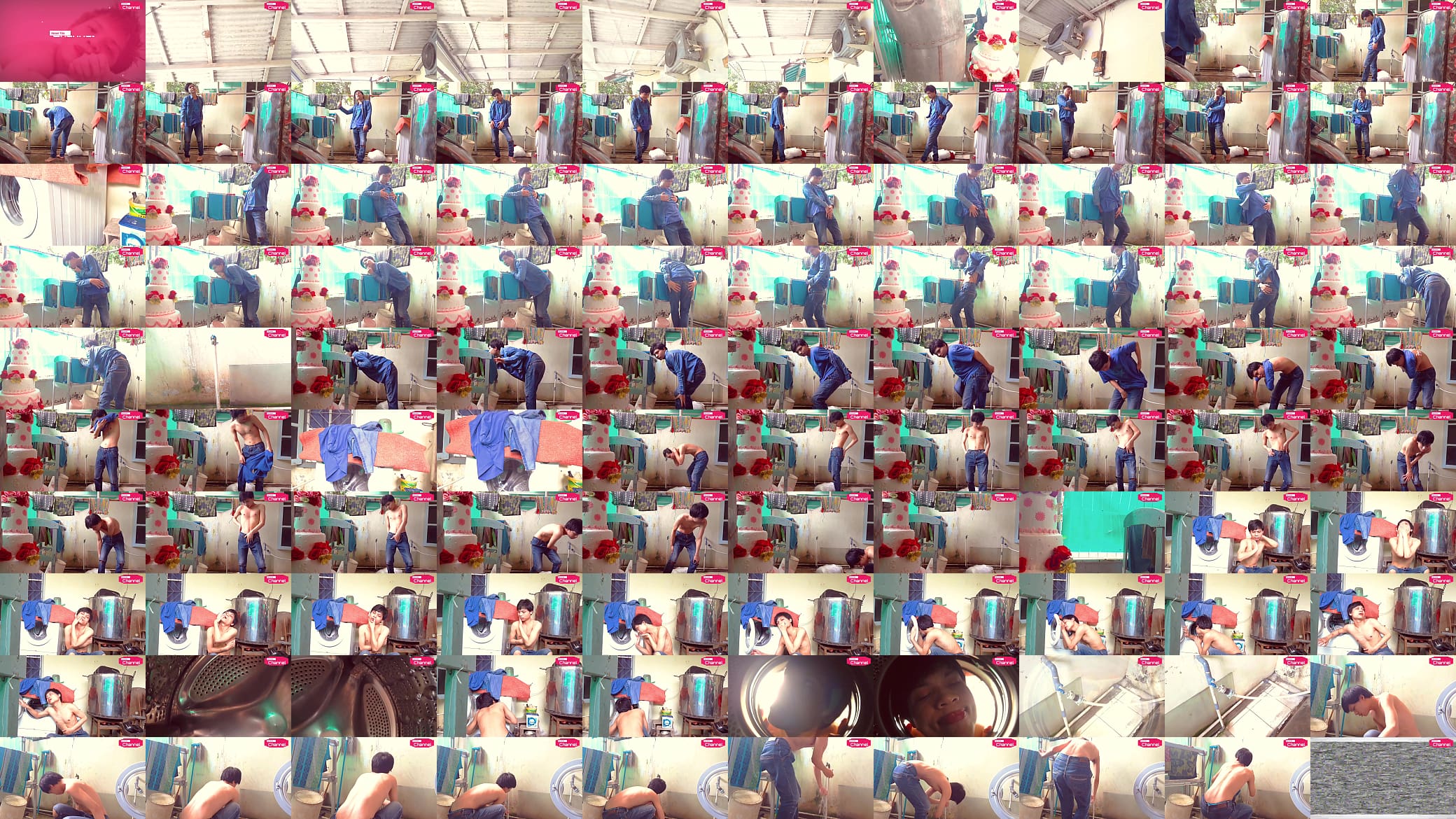 [Hansel Thio Channel] I&#039;m So Horny When I Want Wash Table Clothes After Wedding Party 预览图