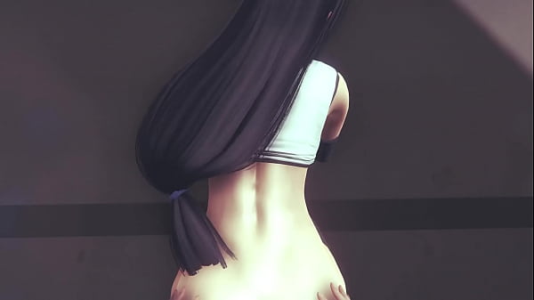 Tifa Lockhart from Final Fantasy VII anal doggystyle fucked hard in shool before classes and get massive cumshot - 3d porn sfm animation