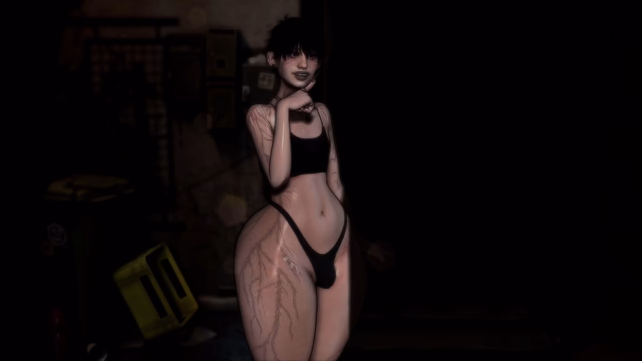 Femboy Caught in alley - SecondLife