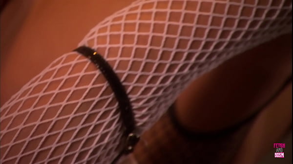 The pretty blonde screams with pleasure as the bald guy licks her shaved pussy