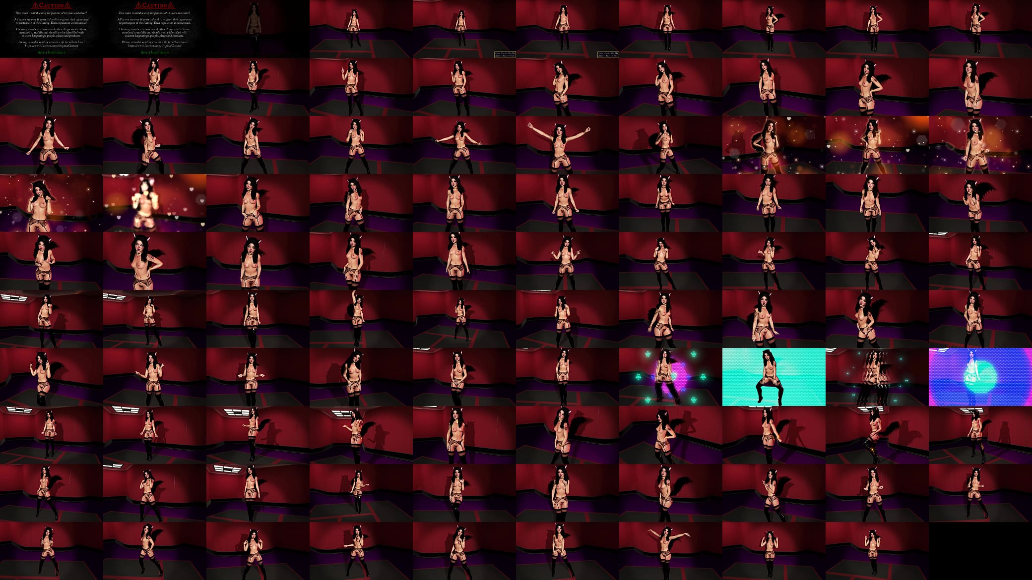 Aspiring catgirl singer decided to dance naked for her debut music video 预览图