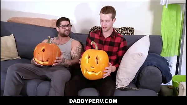 Twink Stepson Fucked By On Halloween Night - Be...