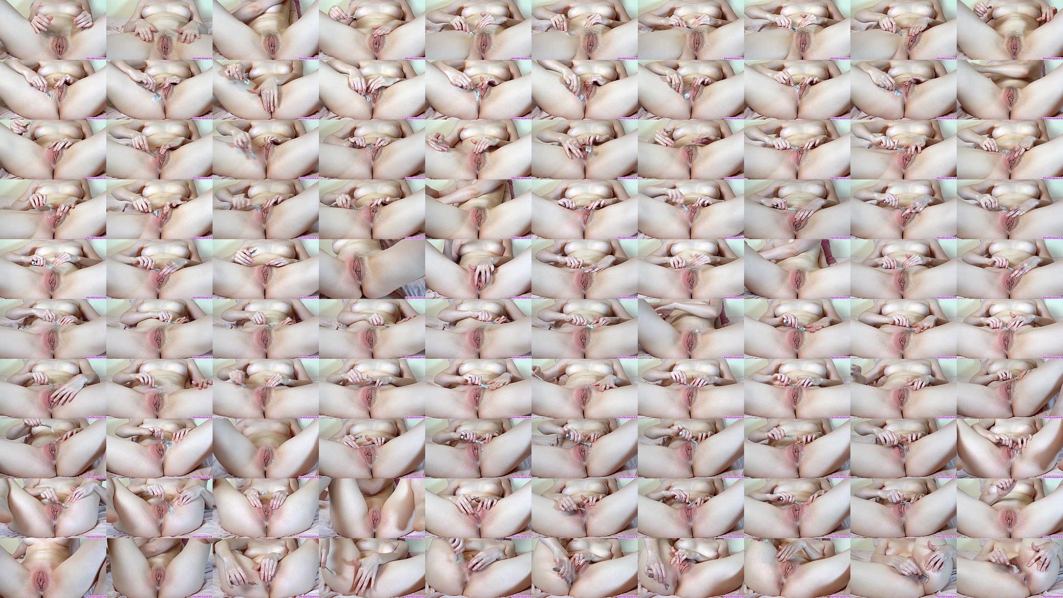 Horny girl depilates big perfect pussy for daddy 预览图
