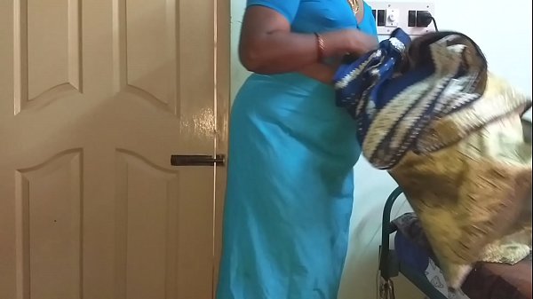 Wearing Saree ready for party