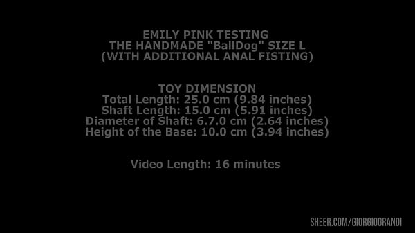 Emily Pink & Alicia Trece Testing The Handmade Balldog Size L and Impaler Size M (With Additional Anal Fisting) TWT163