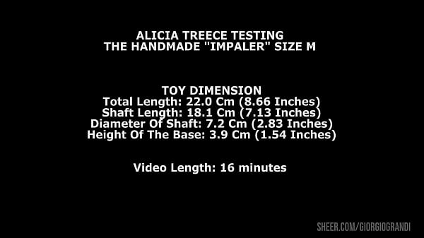 Emily Pink & Alicia Trece Testing The Handmade Balldog Size L and Impaler Size M (With Additional Anal Fisting) TWT163