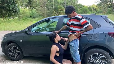 hot ass fucks with uber in abandoned place