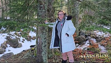 Intense sex in the river, we got caught just as Lou shoots his come in my sweet pussy.