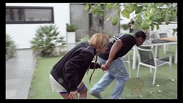 Black Guy With Huge Cock Fucks Me on the Street and Cums in My Ass - Luna Blackx