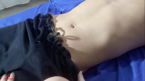 After a long day my very horny stepsister comes to my room to fuck her very hard.