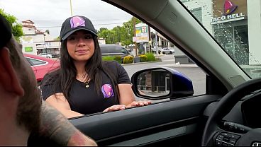 I Pick up Big Booty Slut Taco Bell Worker and Fuck Her in my Car! Melztube, Steve Rickz