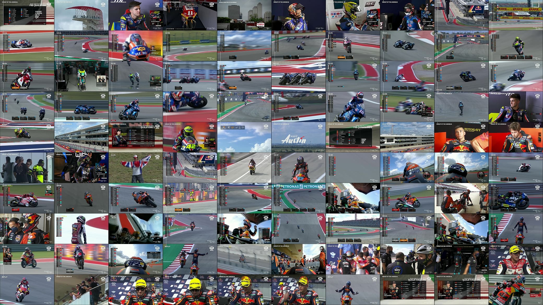 MOTO GP  - Mundial de Motovelocidade Moto 2  - Q1 e Q2  (classifica&ccedil;&atilde;o) GP das Americas 02/10/2021 预览图