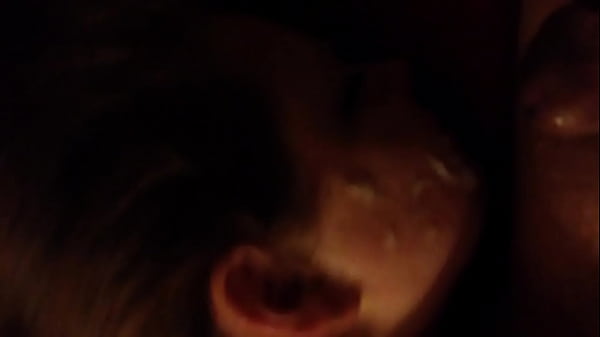 thumb nut on her face