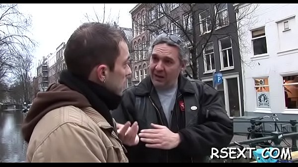 Horny man pays some amsterdam hooker for steaming sex