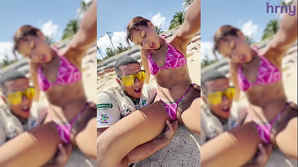 Sexy Latina College Girl Fingered On The Beach During Spring Break
