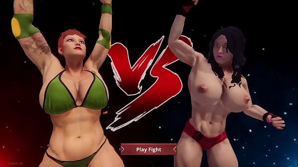 Aine O'Rackie VS Viktoria Iron (Naked Fighter 3D)