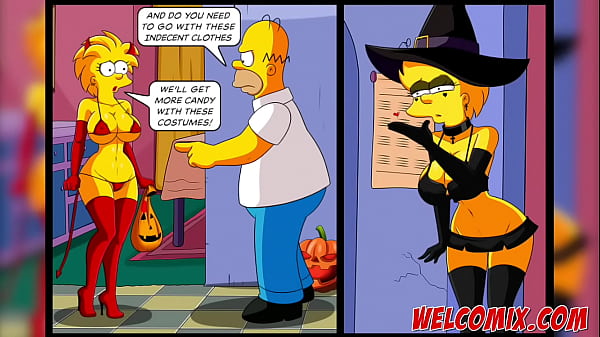 Halloween night with sex - The Simptoons