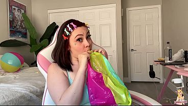 Giantess Inflatable Pool Party