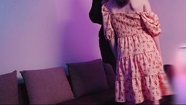 Home Camera Strapon Session - Stepmom Spreads Her Legs for Close View