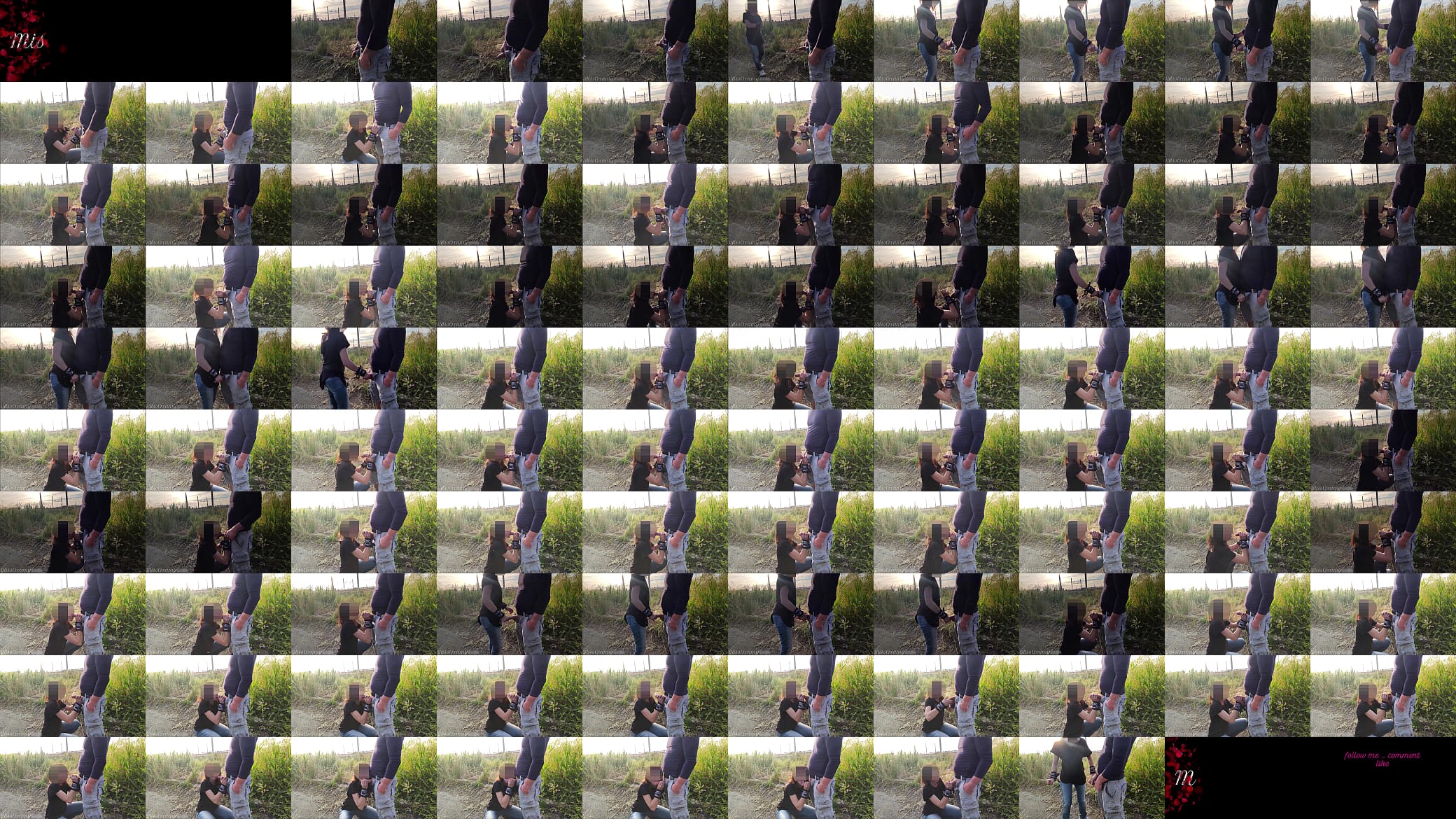 Dick flash - A girl caught me jerking off in a public Park and help me cum 4K - MissCreamy 预览图