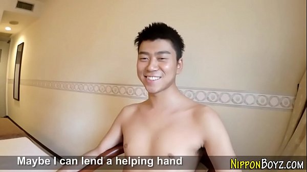 Download Video - Japanese twink cums pov