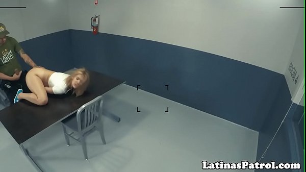 Real latina interrogated and drilled