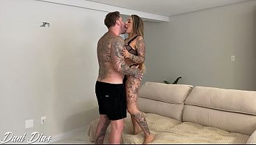 I took advantage of my friend being at work and let her boyfriend fuck my pussy mercilessly (FULL VIDEO ON RED)
