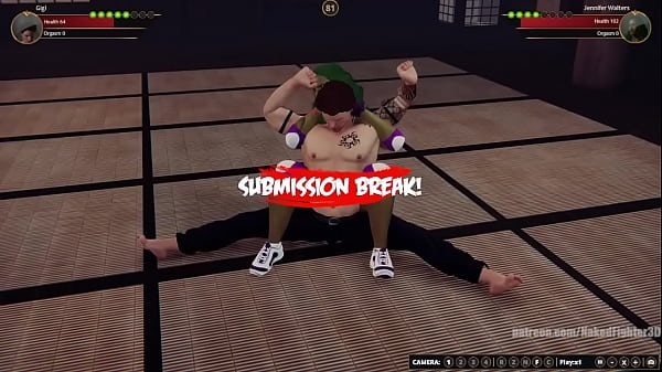 Gigi VS Jennifer Walters (Naked Fighter 3D)
