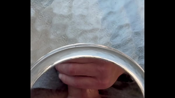 Cumming on my backyard deck