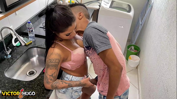ENJOYING MY WIFE IN THE KITCHEN