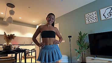 18yo Malena Ibiza Gets Huge Facial Surprise during First Casting in Barcelona | Nico Grey