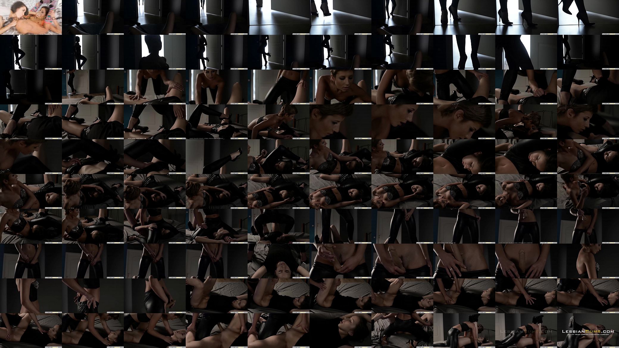 LesbianCUMS.com ⇨ Fuck in Leggins Lesbian Strapon Sex 预览图