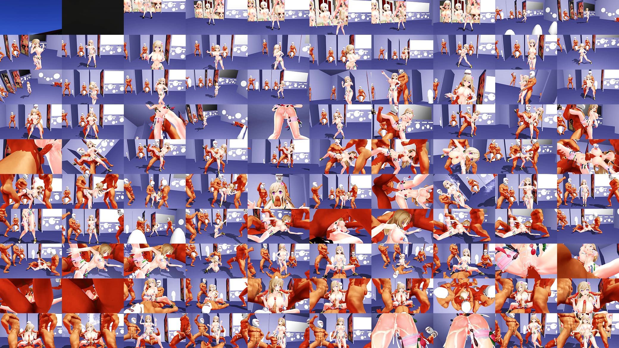 [MMD] Toilet Party of Sweet Devil 预览图