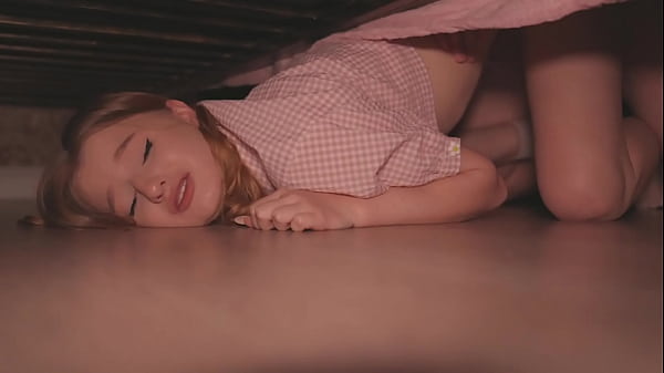 Stuck under the bed i fucked my stepsister rough