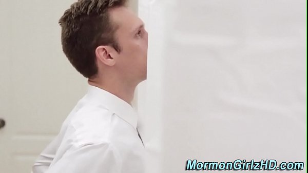 Mormon teen facialized