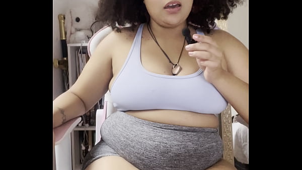 Wife using a micro bikini on balcony for workers see while the cuckold jerk off his small dick